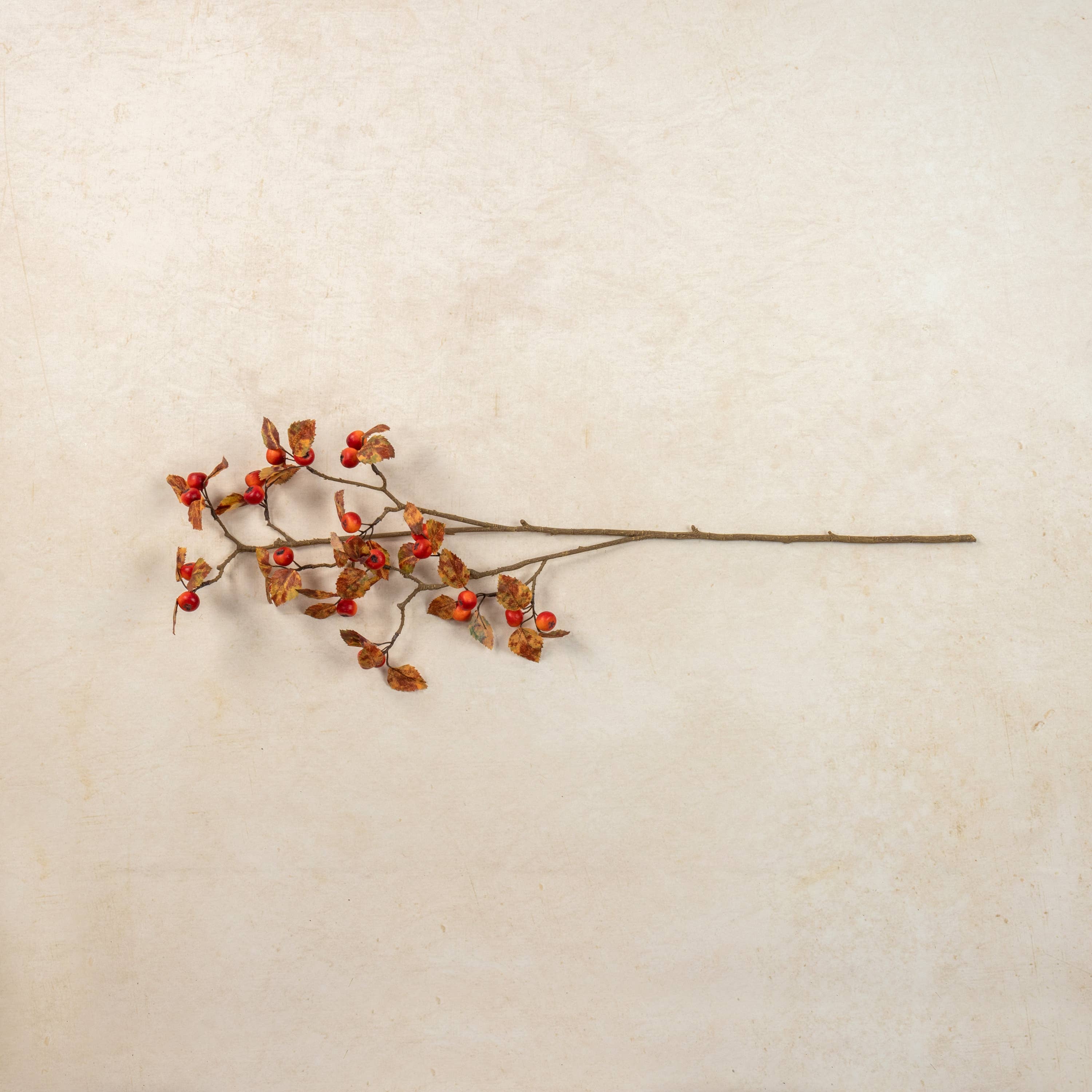 Ragon House – wholesale Artificial plant – 37" ORANGE HAWTHORN BERRY SPRAY2