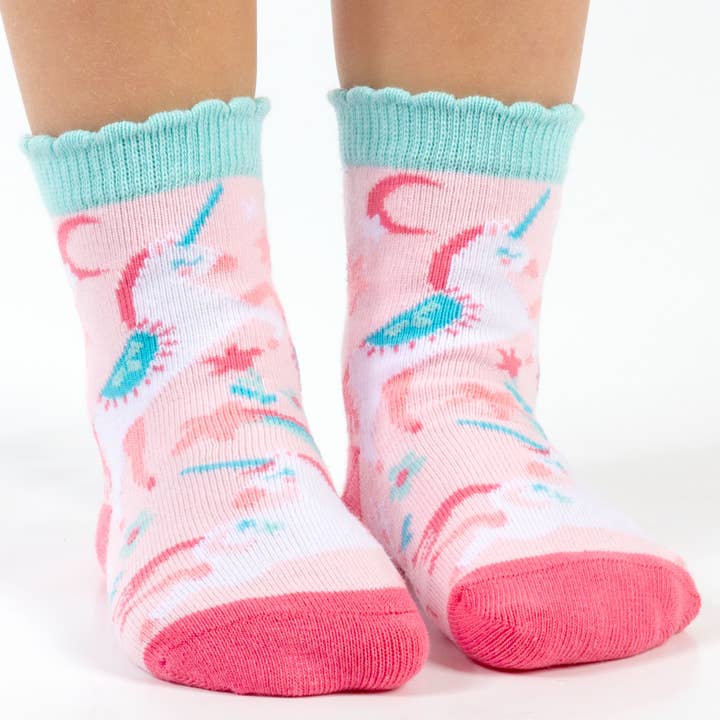 Stephen Joseph Gifts - Wholesale Socks - Kids - Pink Unicorn Toddler Socks1