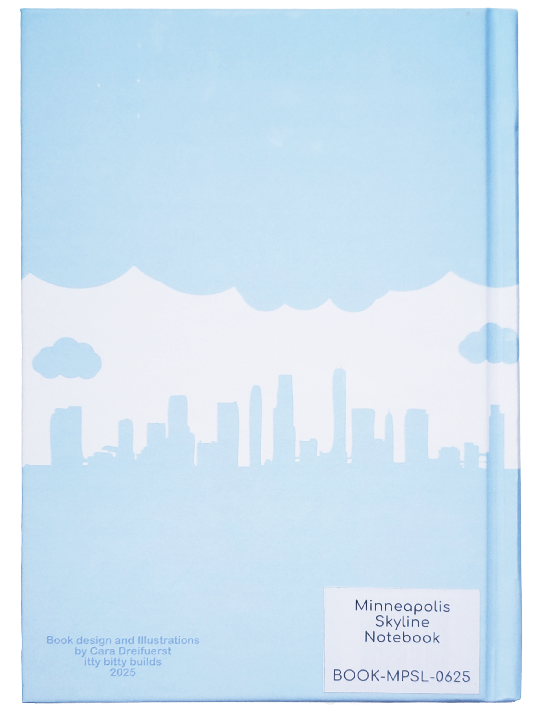 itty bitty builds - Wholesale Notebook - Minneapolis Skyline Notebook1