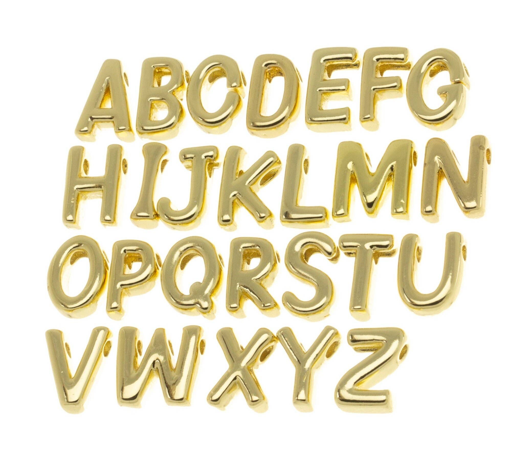 Jewel Pledge - Vendita all'ingrosso Ciondolo/pendente - Ciondolo Lettera Scorrevole Oro o Argento CPG2024-CPS20241