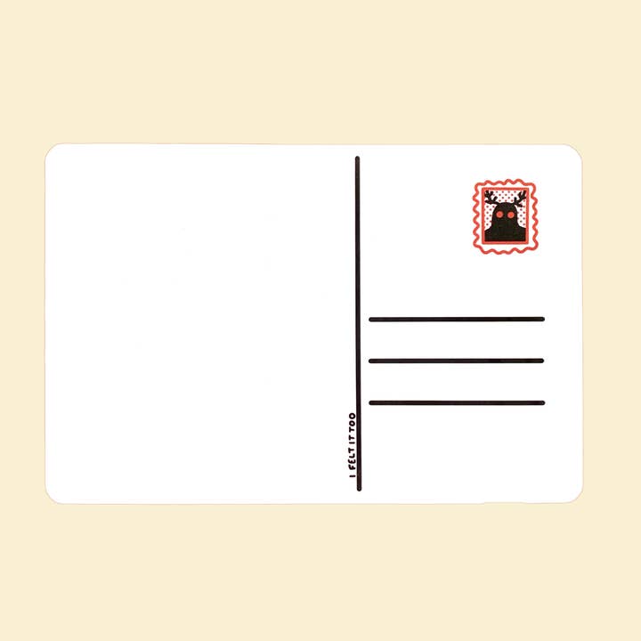 I Felt It Too - Wholesale Postcard - Mothman Spotted in Chicago Postcard1