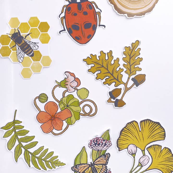 Root & Branch Paper Co. - Wholesale Sticker - White Oak Acorn Sticker