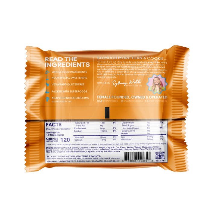 Toto - Wholesale Cookie - Peanut Butter Chocolate Chip (10 pack)2