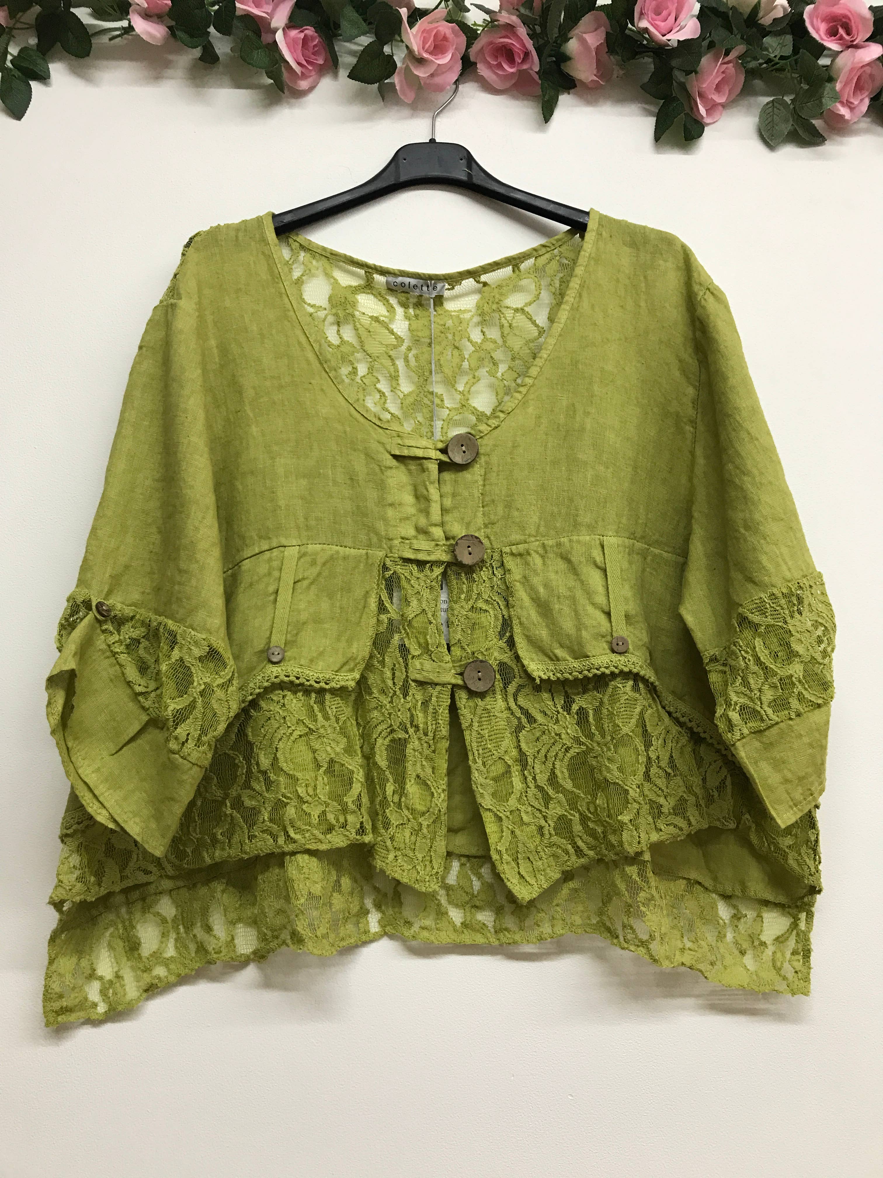 LINEN & COTTON HOUSE - Wholesale Jacket - Women's - VEST IN LINEN 9207 SPRING SUMMER3