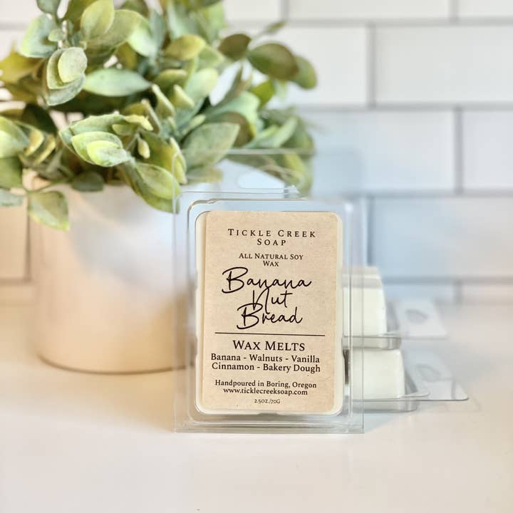 Tickle Creek Soap - Wholesale Wax Melt - Banana Nut Bread Soy Wax Melt0