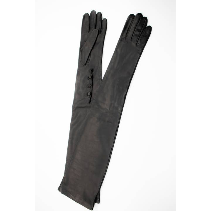 GANTS EN CUIR LONGUEUR OPÉRA pour la vente par Portolano