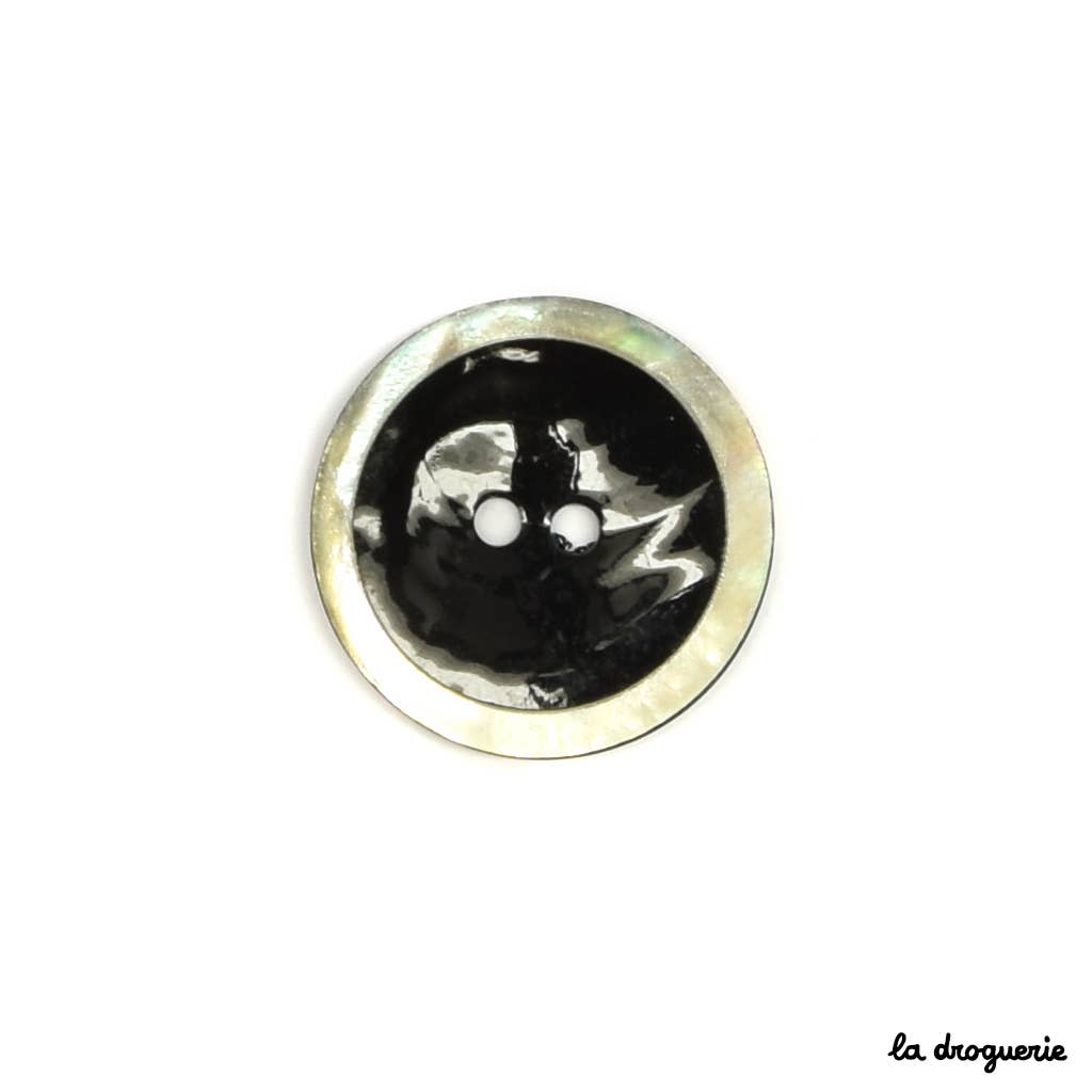 LA DROGUERIE - Wholesale Drukknoop/naaiknoop - Gepoederlakte Akoya knoop patrijspoort 14 mm5