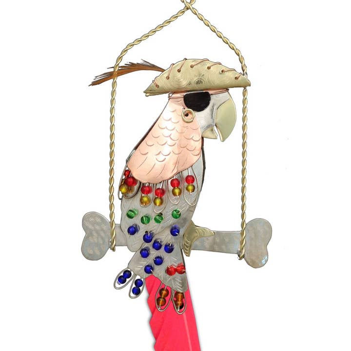Pilgrim Imports - Wholesale Ornament - Pirate Parrot Ornament0