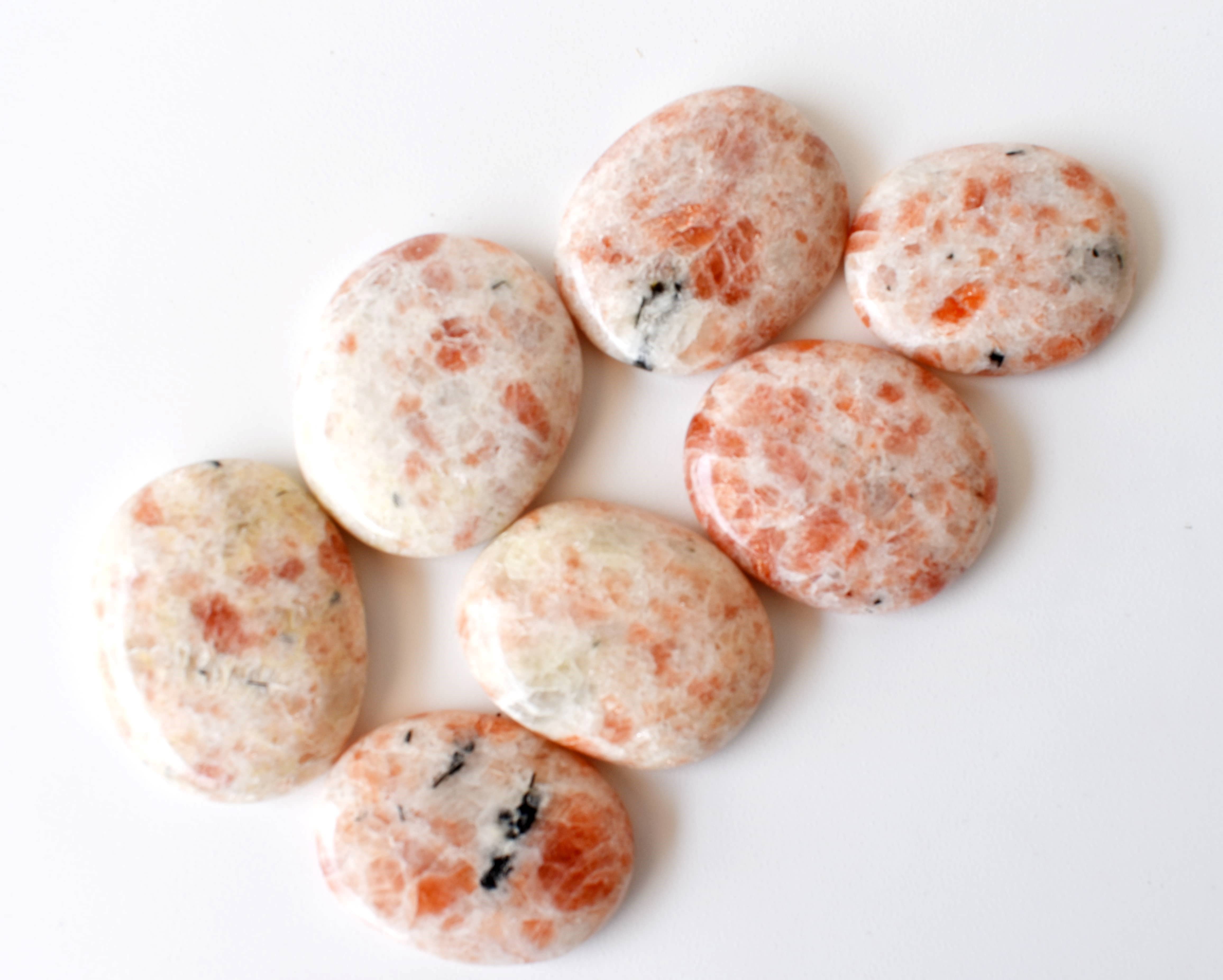 Soothing Crystals - Wholesale Spiritual Stone/Crystal - Sunstone Worry Stones, Pocket Crystal, Thumb Stones9