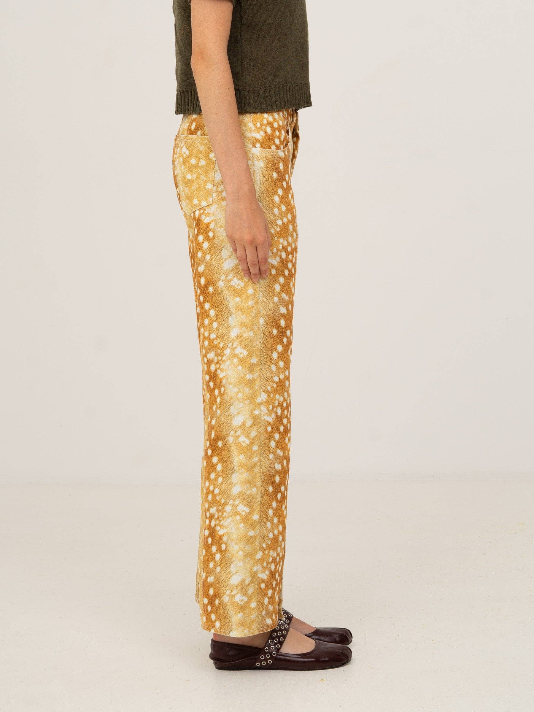 CARMEN SAYS - Wholesale Jeans - Women's - Vaqueros de mezclilla con estampado de ciervo3