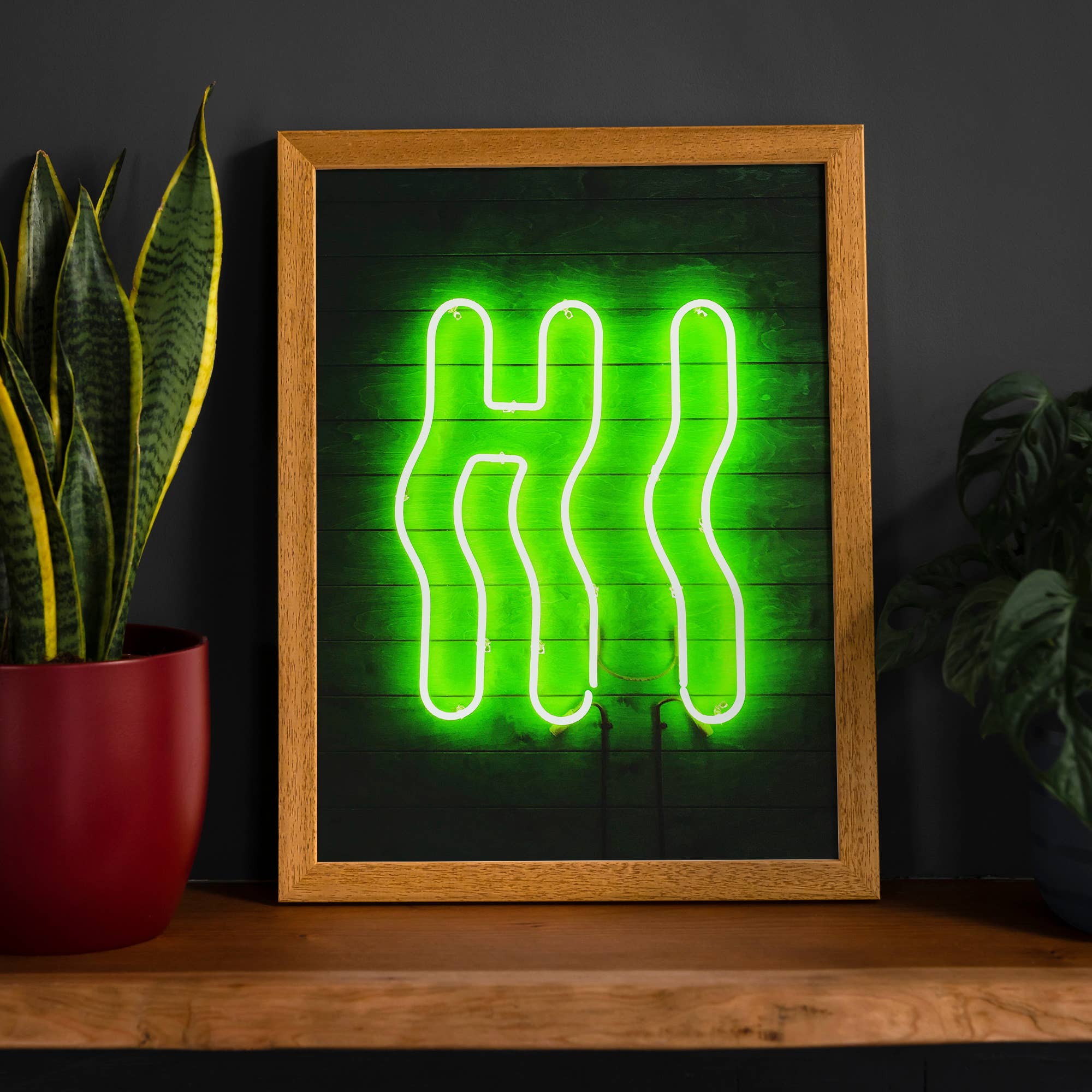 Ink & Drop – wholesale Art print – Hi Green Neon Art Print5