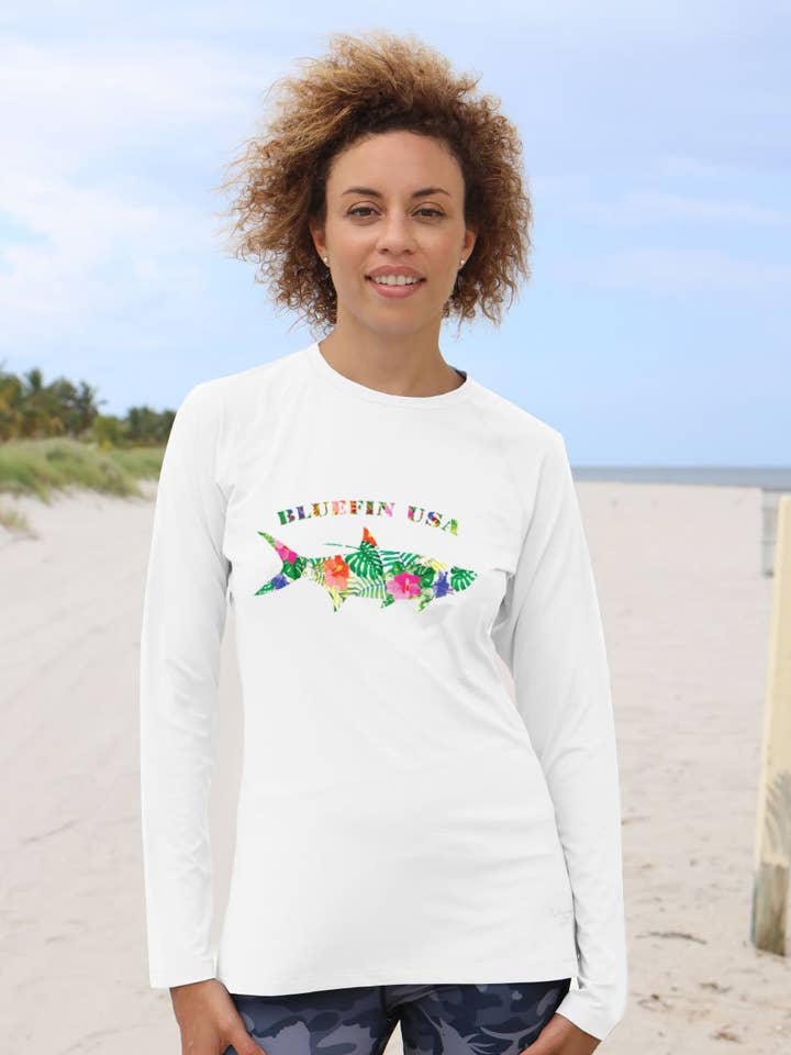 Lady's Flowers Tarpon Solar Top para venta al por mayor de Bluefin USA