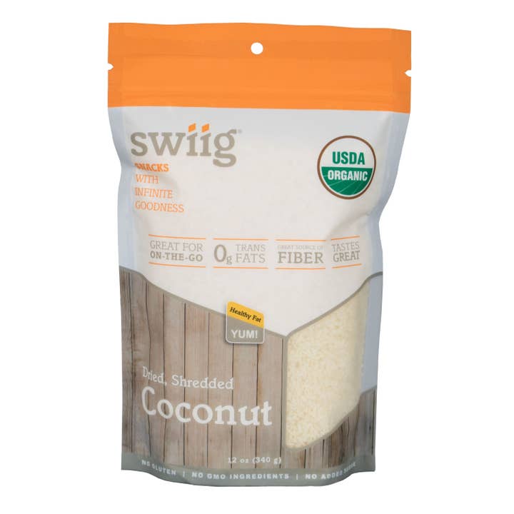 Organic Dried, Shredded Coconut, 12oz - 9 Servings for wholesale by swiig