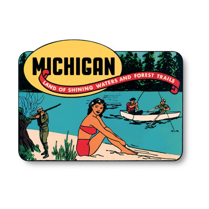 Michigan Land of Sticker for wholesale by Peninsulas