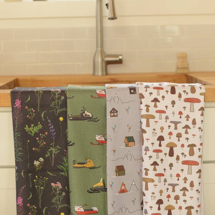 Labrador Tea - Wholesale Tea Towel - Tea Towel - Salmon Swim6