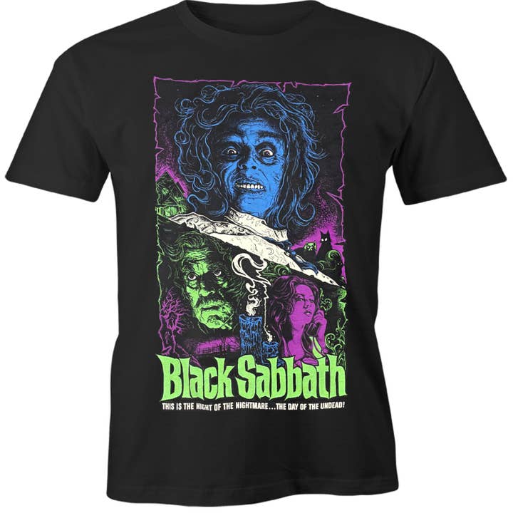 BLACK SABBATH PYRO SHIRT for wholesale by Pallbearer Press