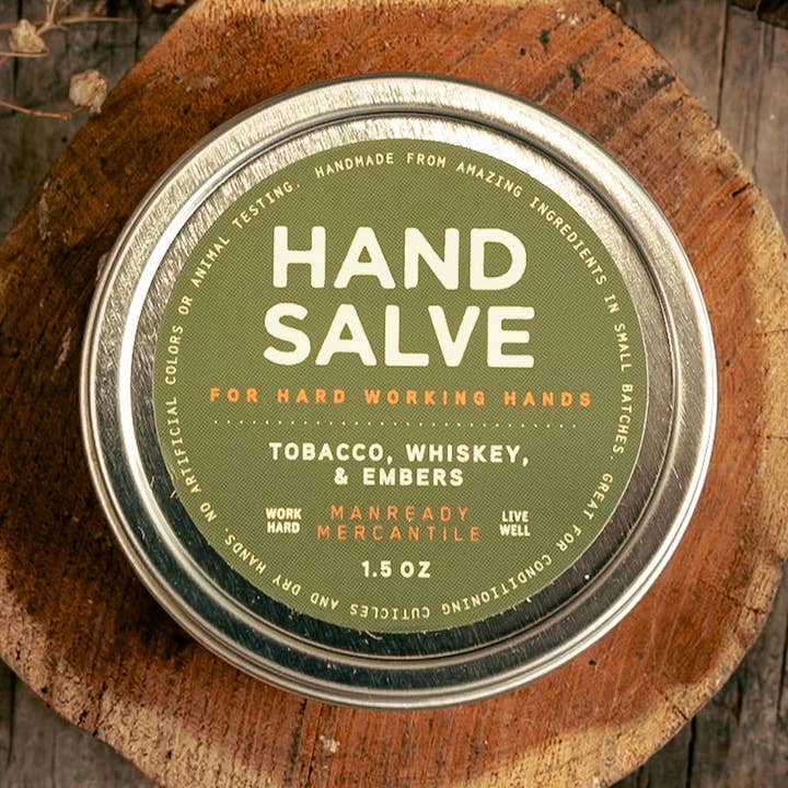 Baume pour les mains | La série Americana | Étiquette verte pour la vente par Manready Mercantile