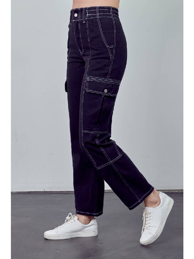 Hesperus – wholesale Jeans - Dam – SNICKARE BYXA MED SMOCKAD MIDJA1