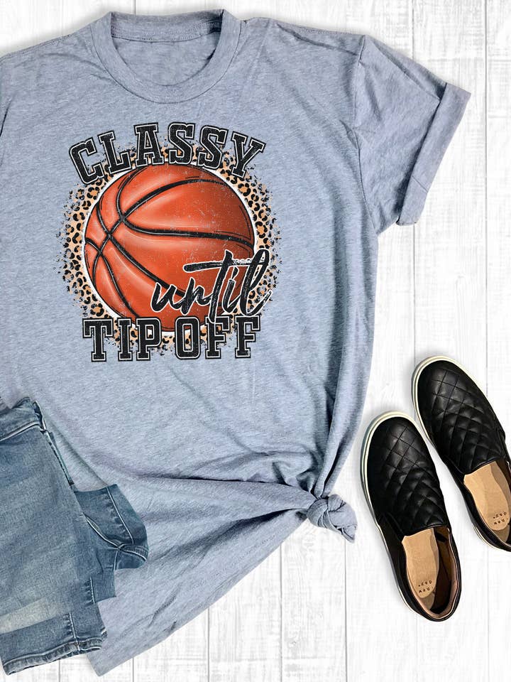 Gris Leopard Classy Until Tipoff en vente sur Faire0