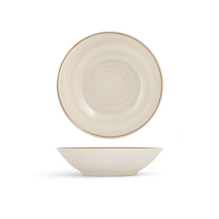 H&H – Prato por atacado – Prato Fundo Goji Em Stone Ware Forma Coupe 20 cm