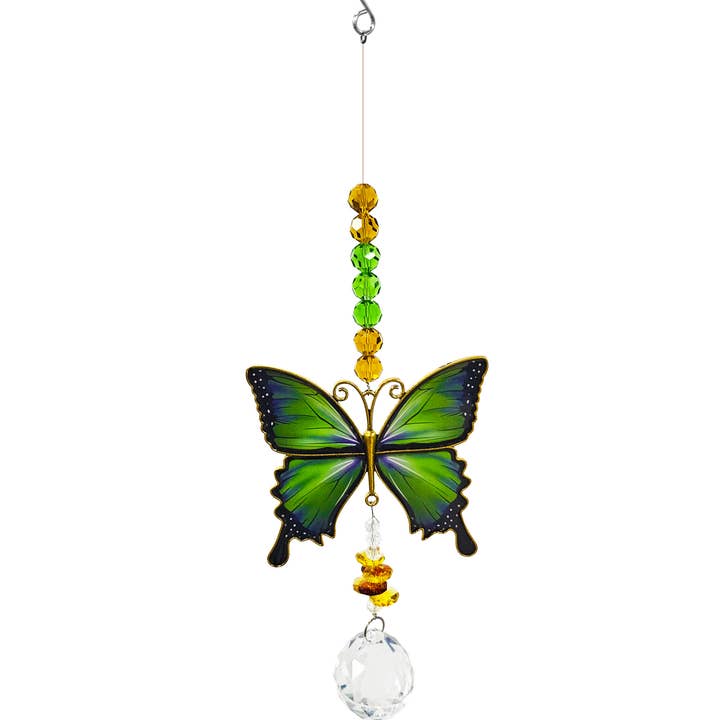 GeoCentral - Wholesale Suncatcher - Assorted Butterfly Suncatchers w/ Display – 24pc