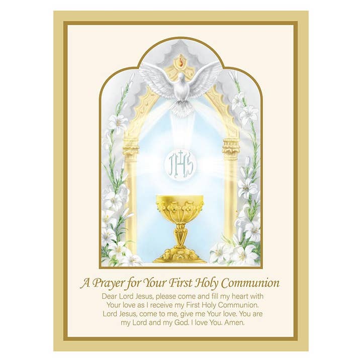 First Communion Pop Up Card for wholesale by Christian Brands Catholic