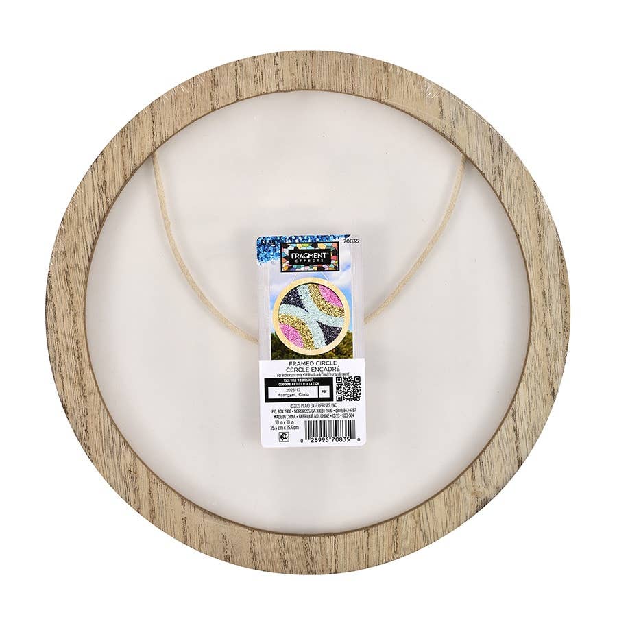 Plaid Crafts - Wholesale Craft Supplies - Fragment Effects™ Framed Circle Surface, 10" Diameter0