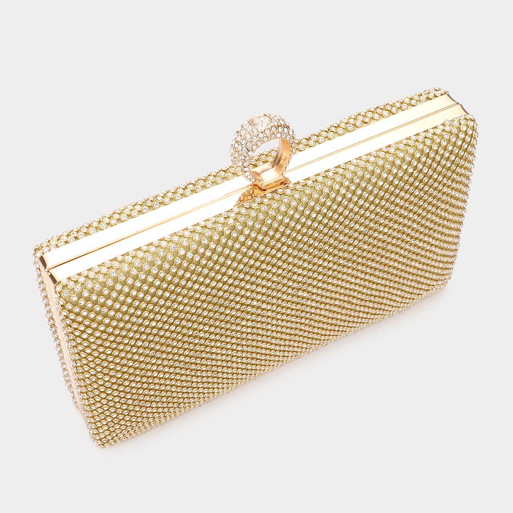 Sensibling Corp. – Engroshandel Clutch - Dame – Bling rektangel aftenclutch/crossbody-taske5