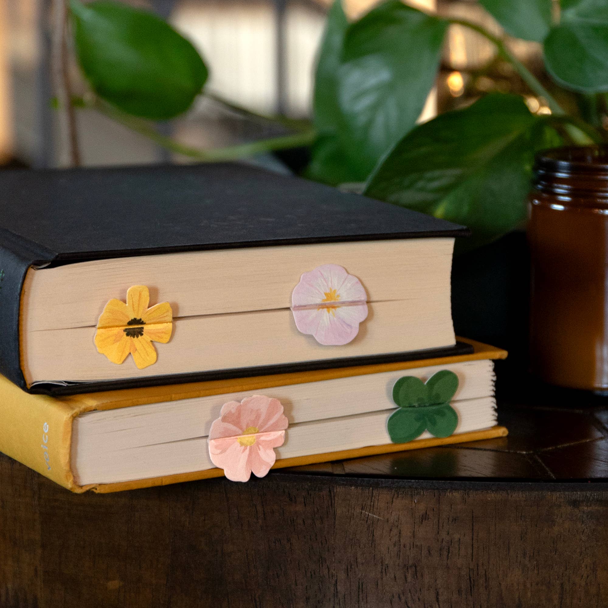 1canoe2 | One Canoe Two Paper Co. - Wholesale Bookmark - Floral Pop-up Bookmark Set of 41