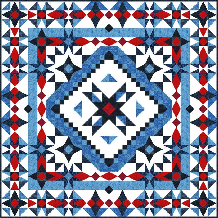 Needle in a Hayes Stack - Wholesale Craft Sewing Kit - Lady Liberty - Block of the Month1