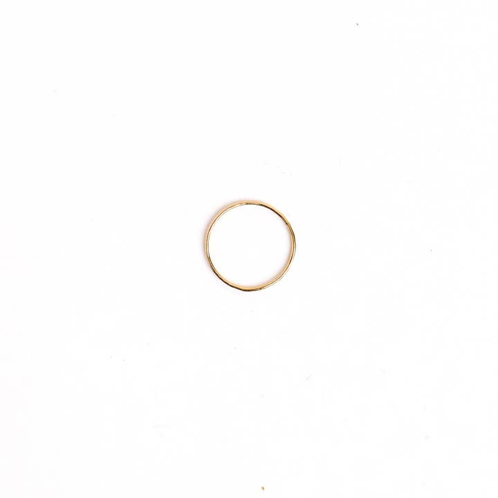 Go Rings - Wholesale Band/Stacked Ring - Hammered Stacker Ring1