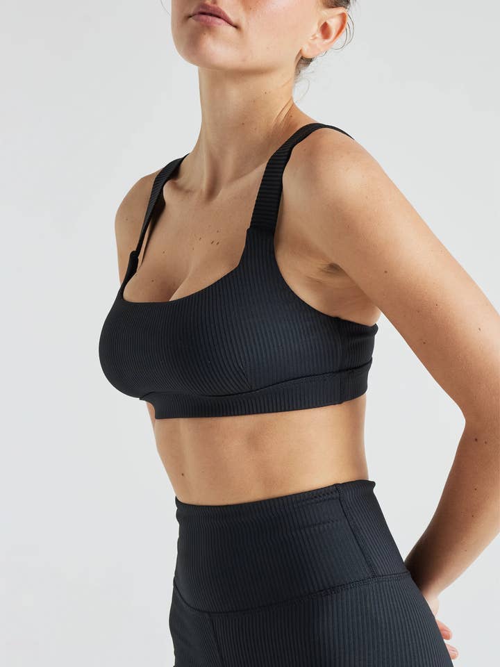Losano - Wholesale Sports Bra - Women's - Renew Rib Square Neck Bra1