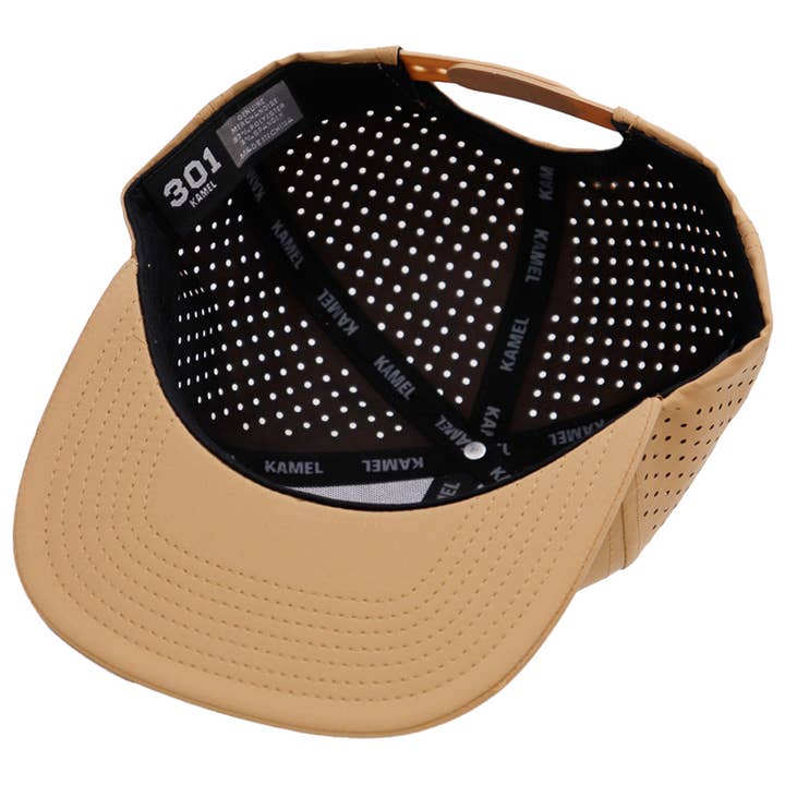 Cap Zone - Wholesale Flat Brim Cap - Unisex - Six Panel Flat Bill Perforated Snapback9