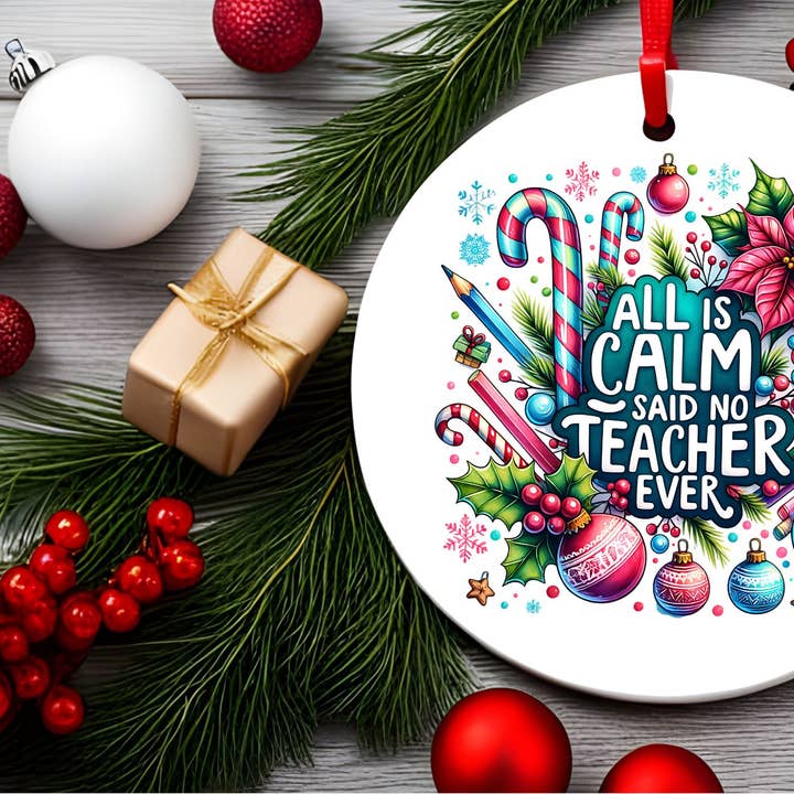 Adorno Navideño de Árbol de Cerámica para venta al por mayor de Stencil Art Canada