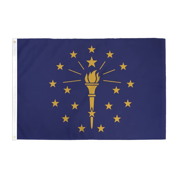 Indiana State Flag for wholesale by Flags For Good