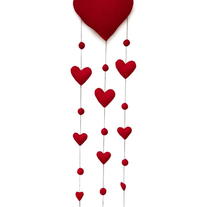 Móvil Navideño con Corazones para venta al por mayor de Gamcha