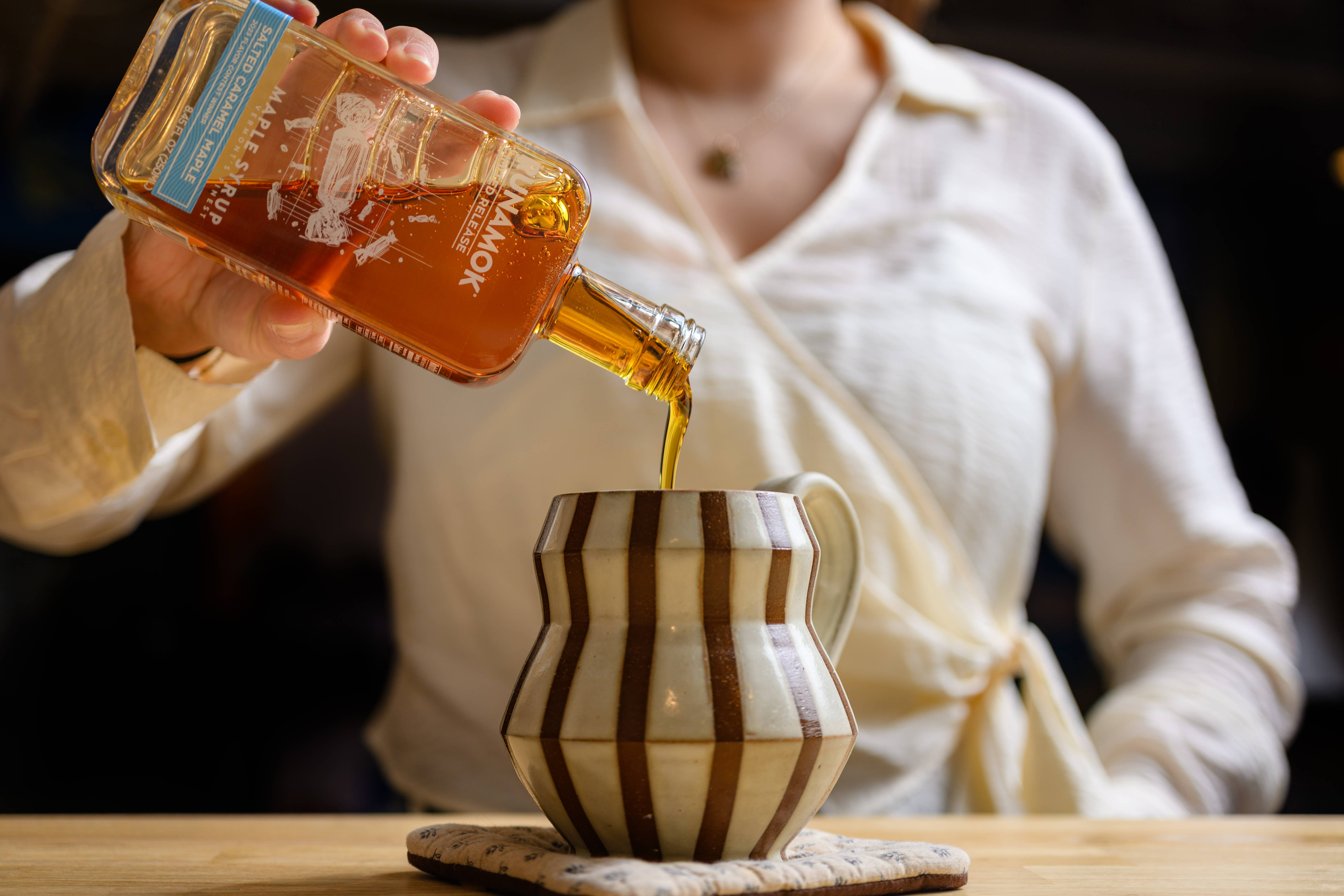 Runamok - Wholesale Maple Syrup - Salted Caramel Infused Maple Syrup 250ml1