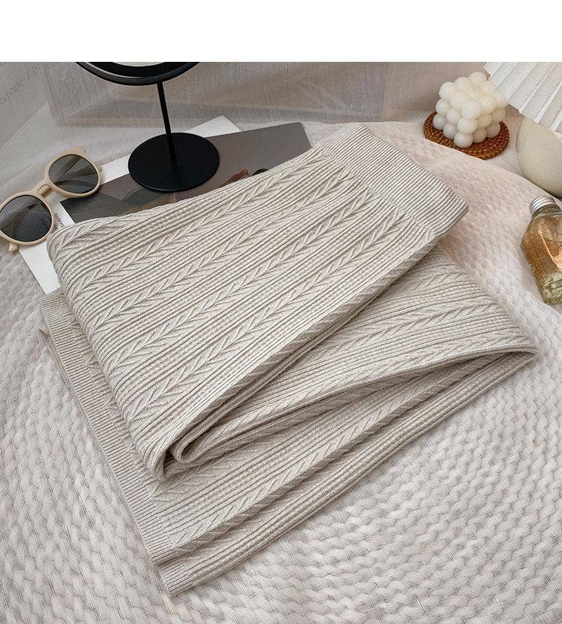 Marayn - Wholesale Pants - Women's - Soft Knit WideLeg Pants Korean Style Autumn Comfort20