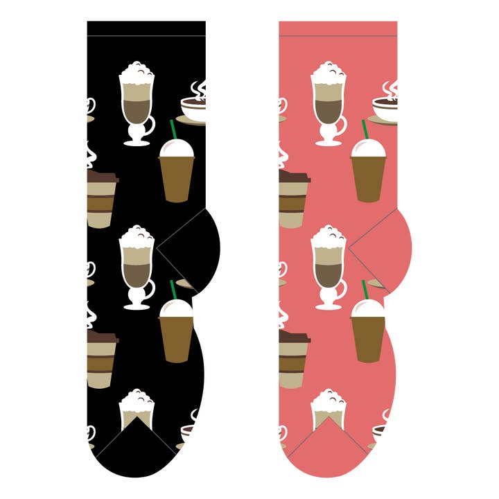 Coffee Time sokken voor wholesale door FOOZYS Fun Socks