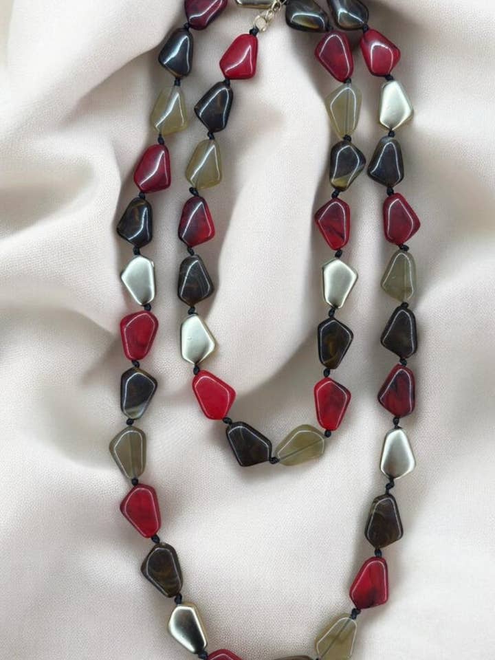 Long Beaded Necklace(H006-001) for wholesale by Sunshine Fashion Accessories
