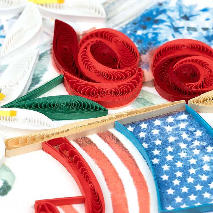 Quilling Card - Wholesale Mother's Day Card - Memorial Day Flowers