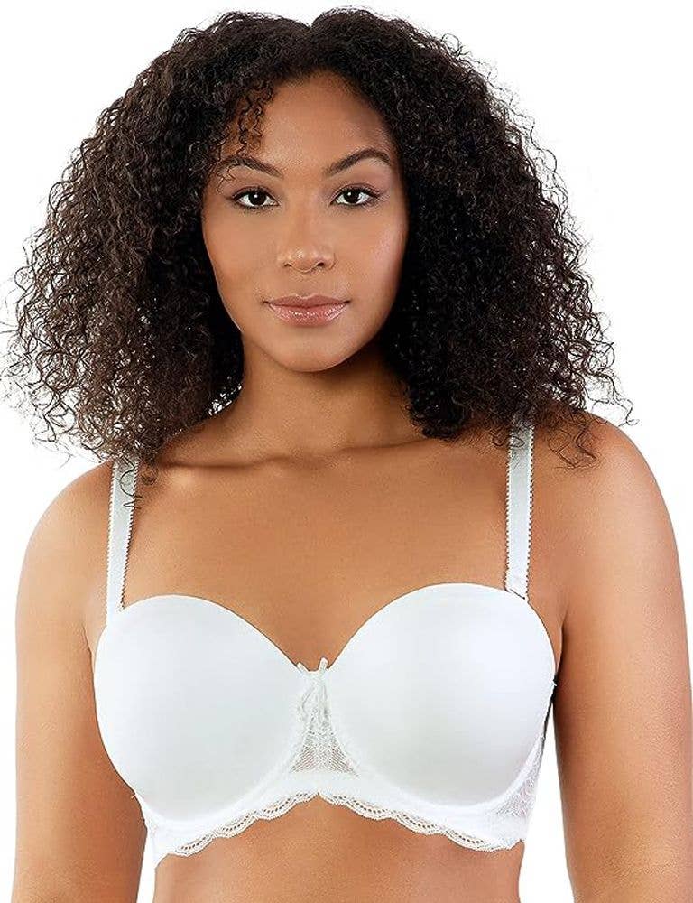 White Parfait Elissa Strapless Multi-Way Underwire Bra P5011-White for wholesale on Faire