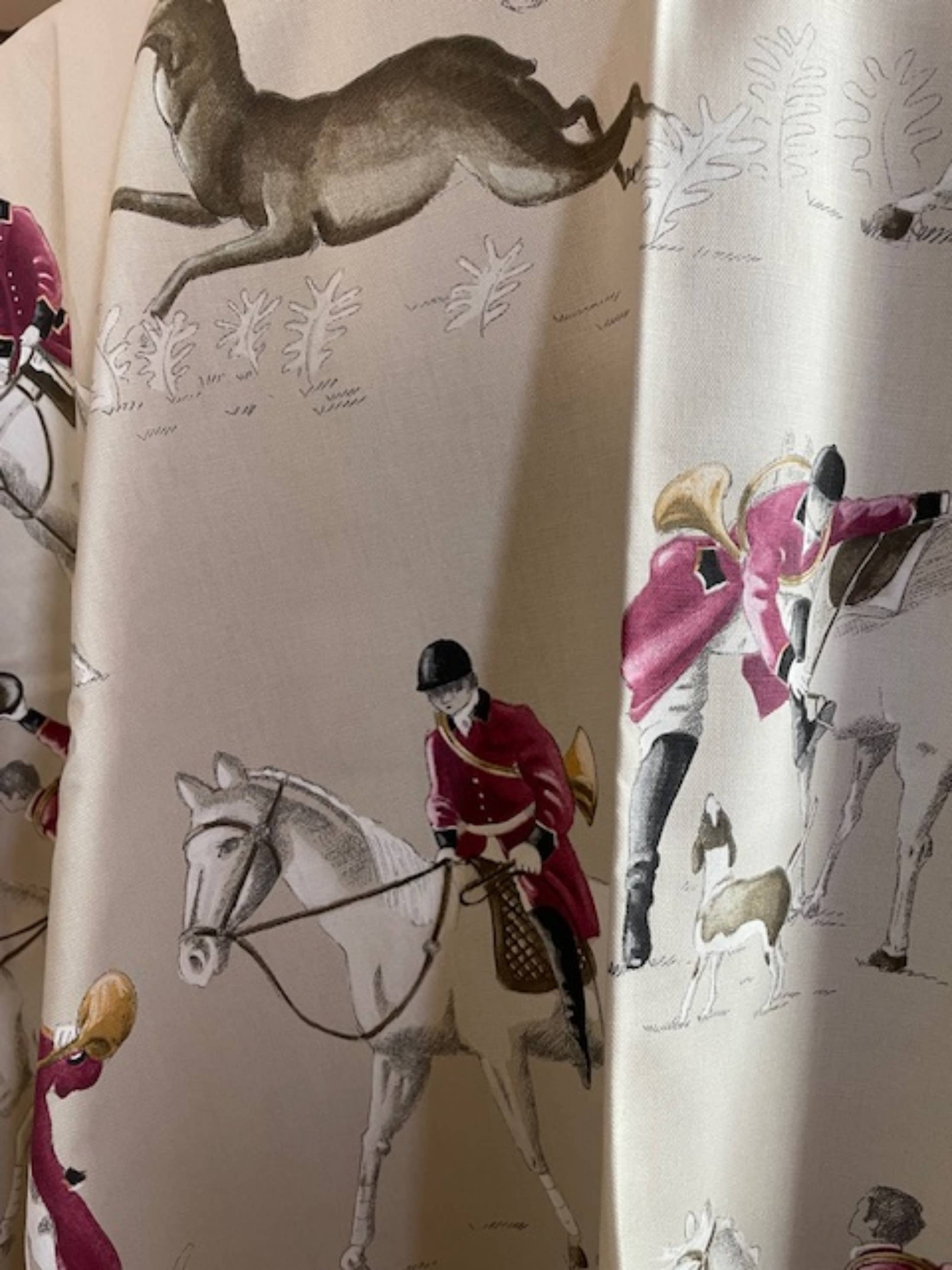 La Maisonnette - Wholesale Tablecloth - French Tablecloth Equestrian  Horse 0