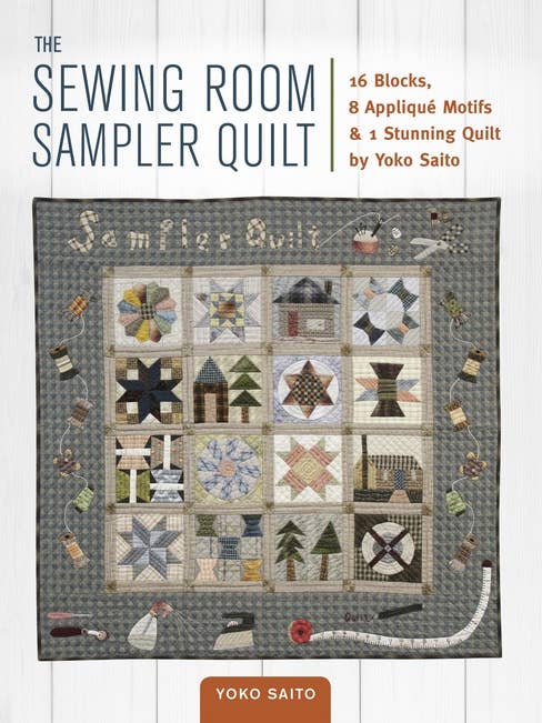 Sewing Room Sampler Quilt for wholesale by Zakka Workshop