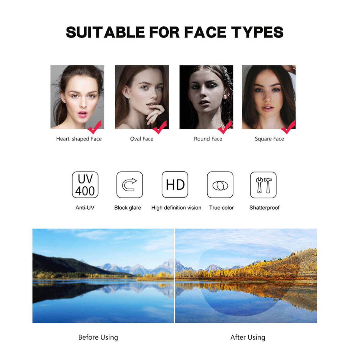 ACCITY - Wholesale Sunglasses - Women's - Trendy Small Square Jelly Sunglasses, Retro Style_CWASG007416