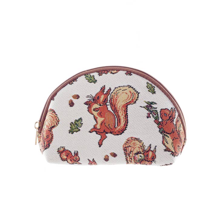 Signare Tapestry - Wholesale Make-up tas/toilettas - Beatrix Potter Squirrel Nutkin™ - Cosmetische tas