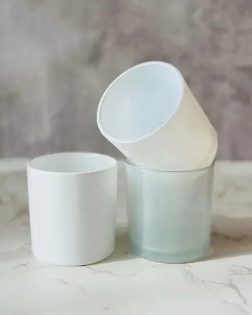 General Wax - Candle Making Supplies - Venta al por mayor Candelabros - Tarro de vidrio Monticiano Milk White para velas, 9,5 oz (270 g)5