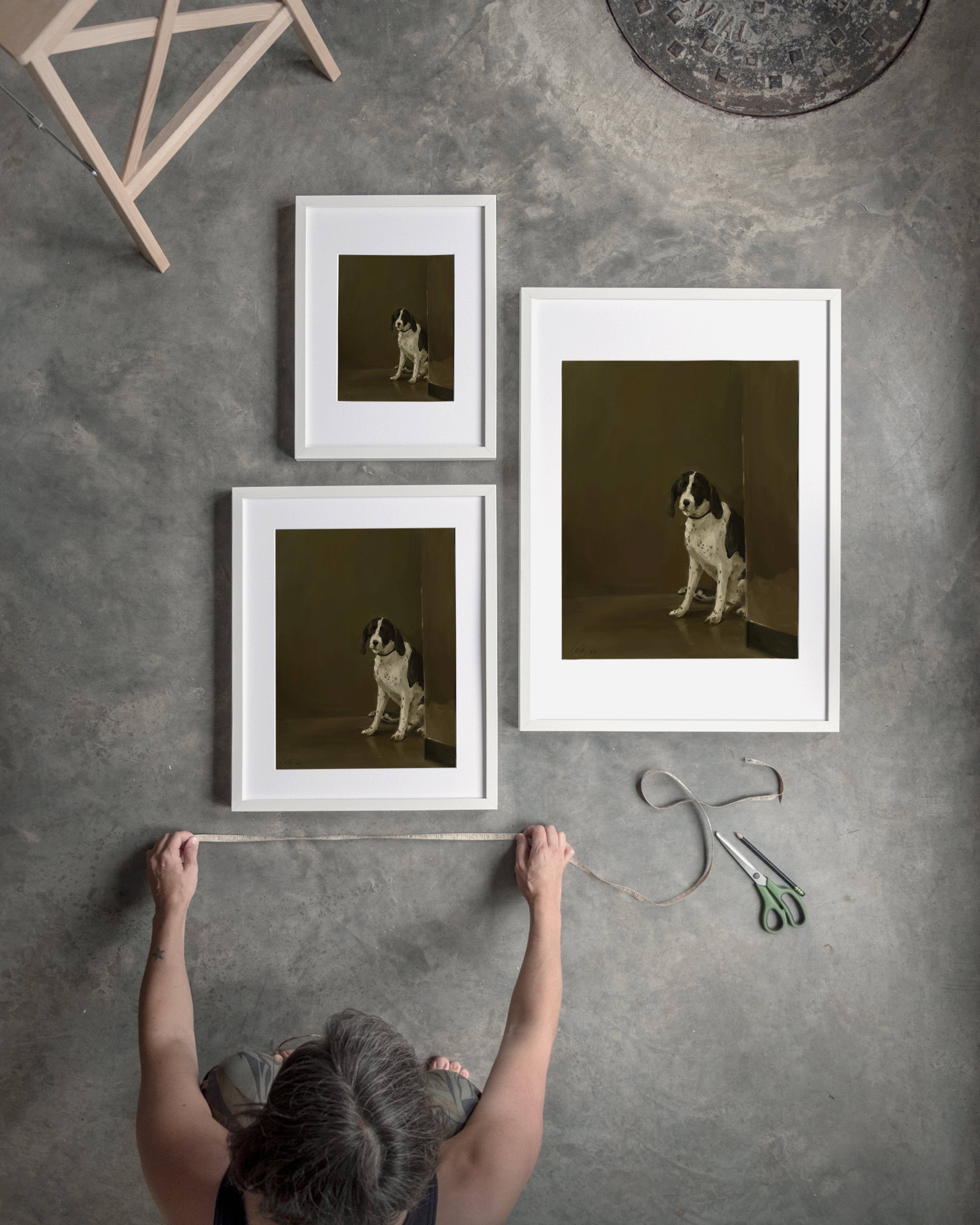 The Ugly Cat Studio - Wholesale Art Print - Milanese Restaurant Dog Art Print26