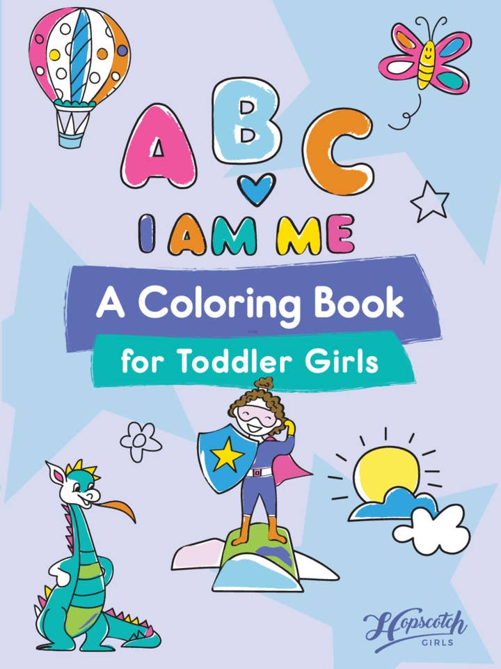 ABC, I Am Me: A Coloring Book for Toddler.. for wholesale by Hopscotch Girls