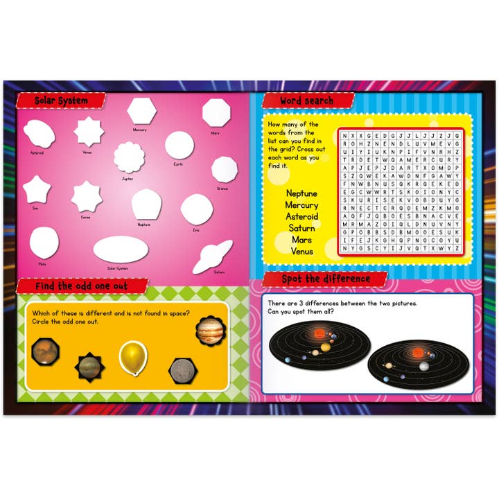 Robert Frederick Ltd - Wholesale Sticker – Child & baby - My Book Of 100 Stickers - Space2